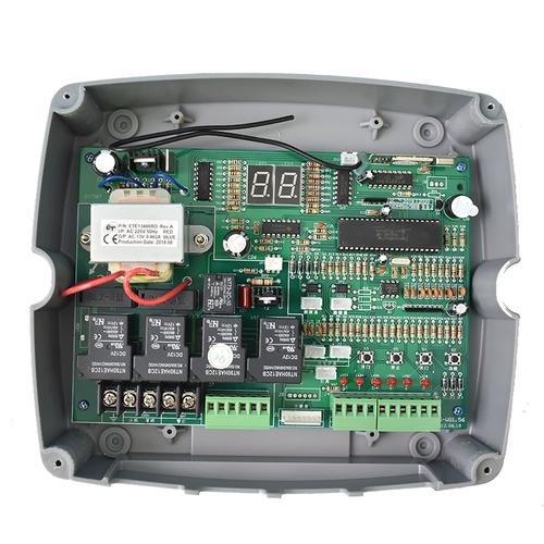 百勝無軌電動門伸縮門控制器臺控雙電機(jī)磁軌導(dǎo)航器遙控器